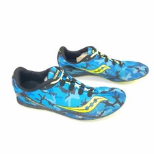 Saucony Racing Vendetta Blue Camo Track Spike Shoes Racing Cleat S29027 Size 10