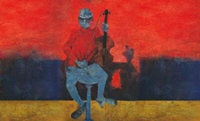 The Boy with the Violin Art Print – Rufino Tamayo Midcentury – Mexican Modern