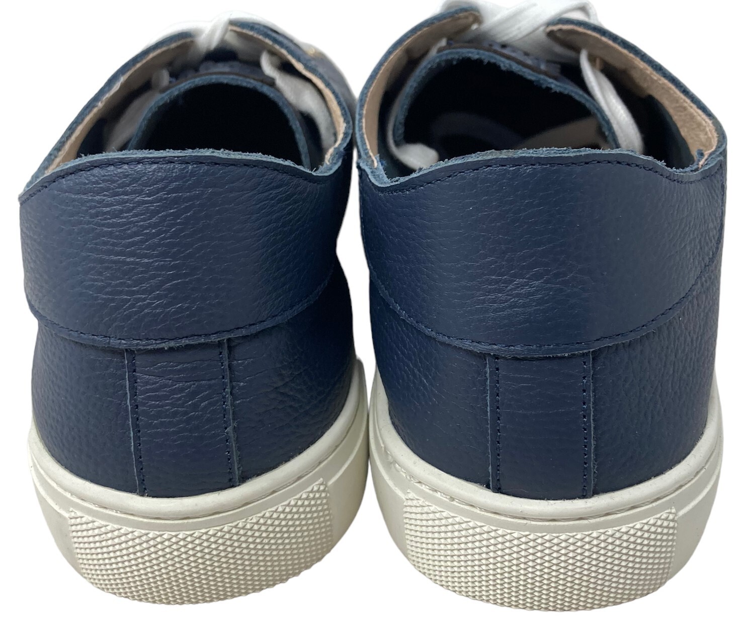 Scarpe Jack Rogers Navy in pelle 9 da donna taglia Rory sneakers classiche blu NUOVE foto 6