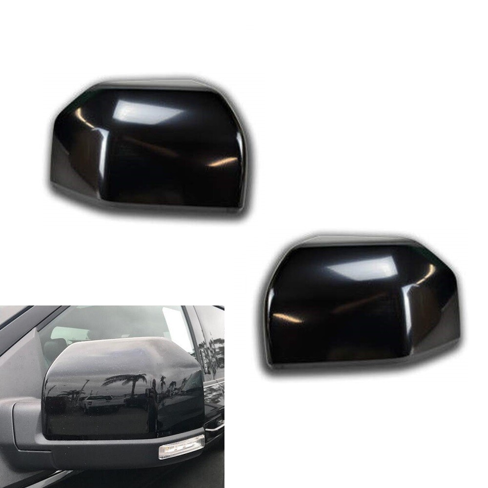 Trim Illusion Glossy Black Mirror Covers for 2016 Ford F-150