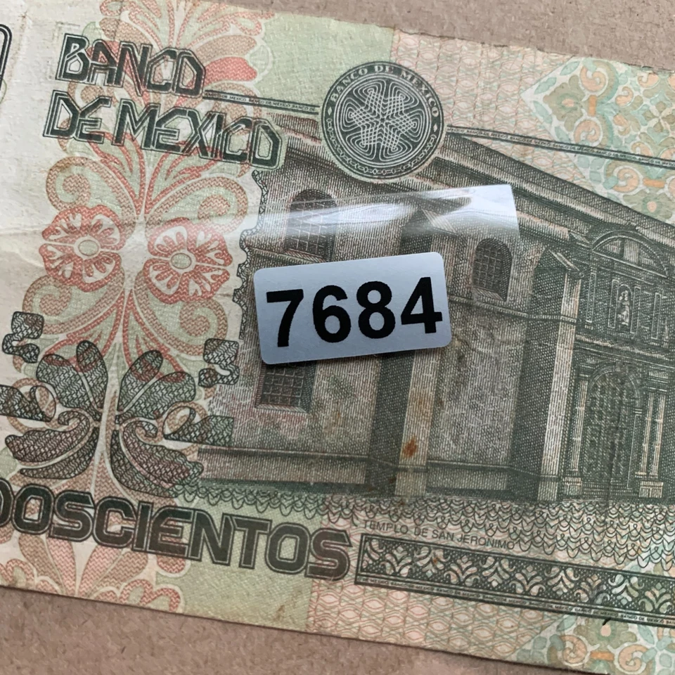 Billete de 200 pesos de México 2006 moneda mexicana billete raro Foto 4 de 4