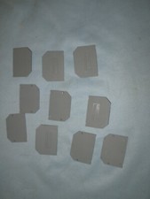 (10) ALTECH CONNECTWELL TERMINAL BLOCK END PLATES EP6/10U GREY NO BOX 