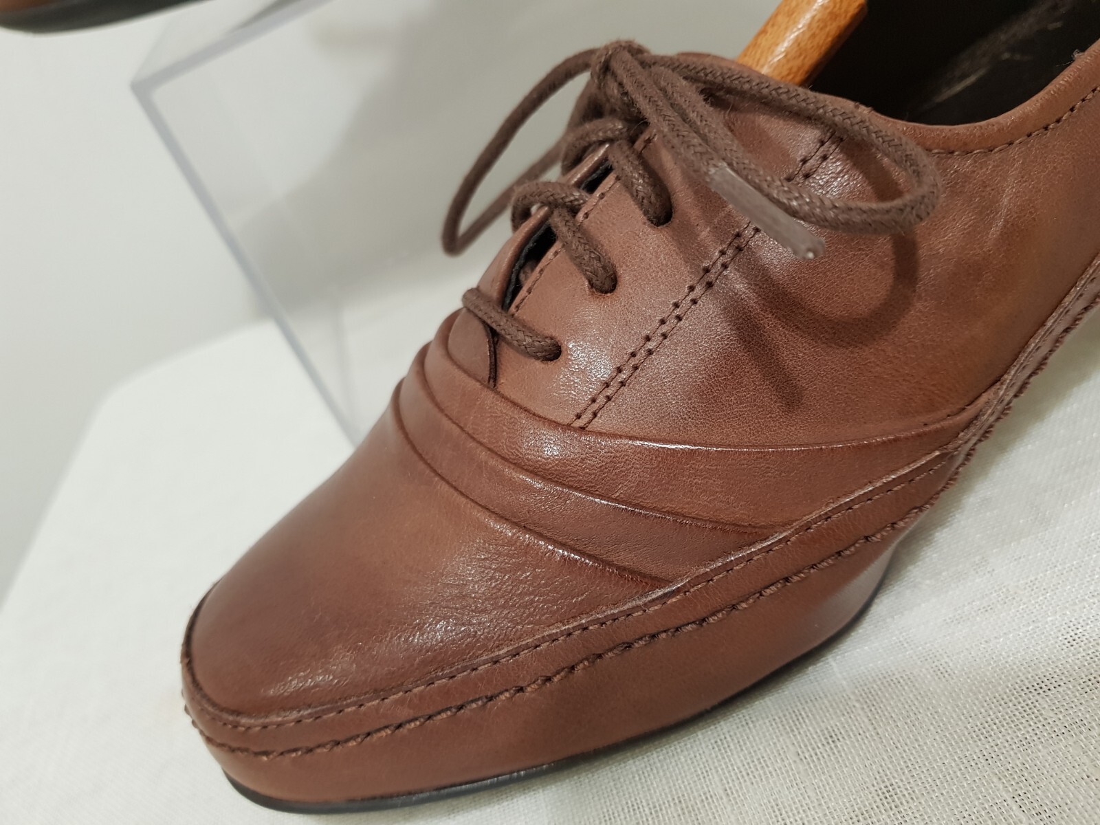 M&S 6 Brown Leather Shoes Footglove New RRP £45 eBay