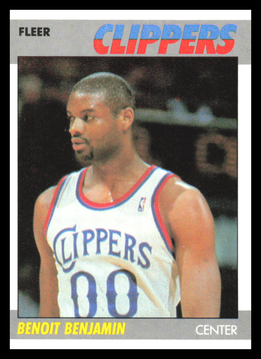 1987-88 Fleer Benoit Benjamin #10 Los Angeles Clippers 5F