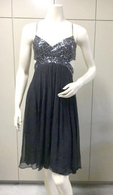 BCBG MAXAZRIA カクテルドレス BLACK/SILVER Amazon.com: BCBGMAXAZRIA Women's Flowy Lace Cocktail Dress