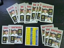 2019 Topps Heritage Corbin Burnes / Nate Orf RC rookie lot (20) #88     L2