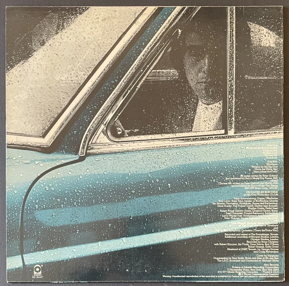 PETER GABRIEL Self Titled LP 1977 1st ATCO SD 36-147 - EX+ Beauty!  "JAMF PR" | eBay
