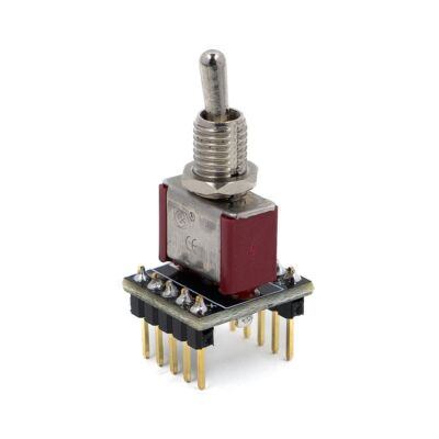 Coppersound Pedale Zum Selbermachen Breadboard Adapter mit Komponente (SPDT Ein/Ein Toggle Swi...