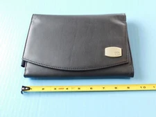 Metal Logo Toyota Leather Owners Manual Case  Fits All Years & Models