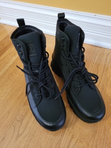 Belstaff Explore Herren Hi Schnürstiefel schwarz Größe 10 - Bild 3 von 9
