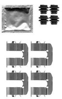 Hella 8DZ 355 204-801 ZubehöRsatz, Scheibenbremsbelag FüR Hyundai