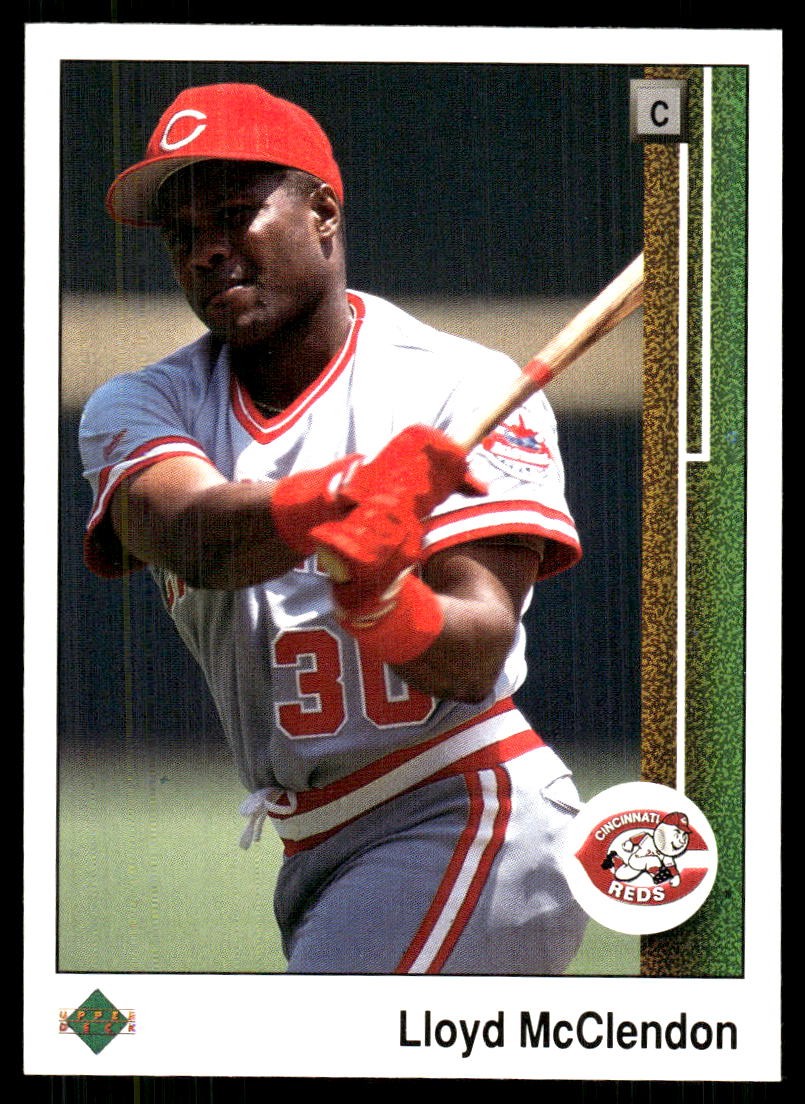 Lloyd McClendon 1989 Upper Deck #446 Reds FREE SHIPPING StackedPacks