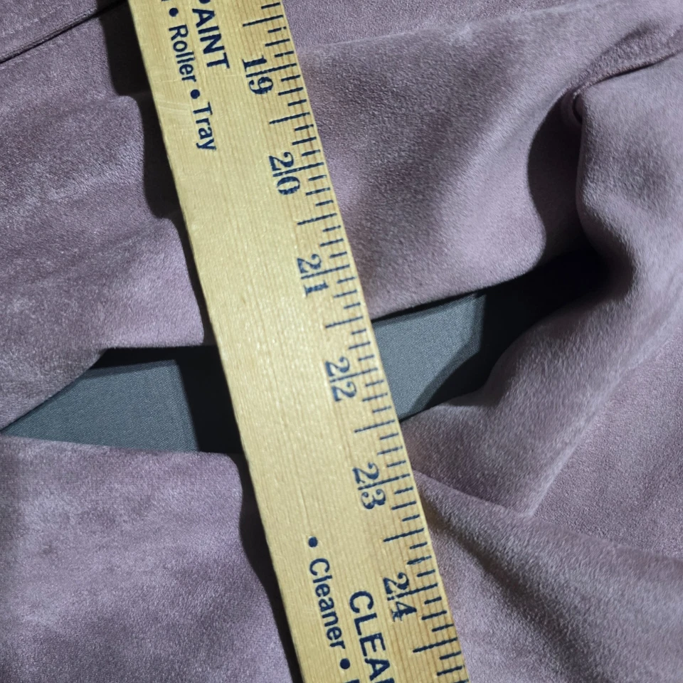 Chaqueta a Presión CHICOS Mujer Imitación Gamuza Violeta 2 12/14 Bolsillos Blazer Carrera Foto 3 de 4