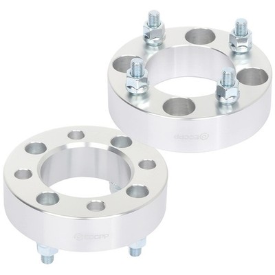 2X Wheel Spacers 1.5'' 4x4.5 12x1.5 82.5mm Silver For Avalon 95-11 Rav4 96-11