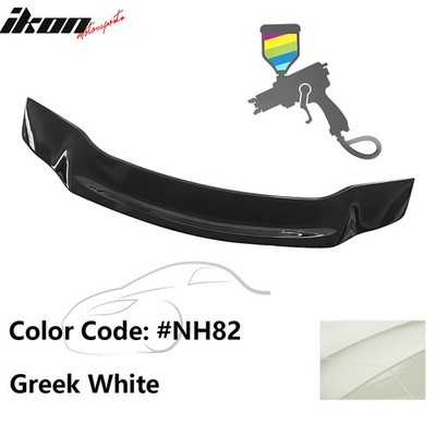 Fits 13-15 Honda Civic 9th Gen R Style Trunk Spoiler Painted #NH82 Greek White