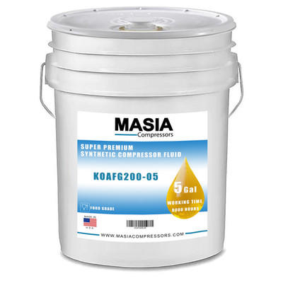 1630 0542 00 FG Lubricant for Compressor Compatible with Atlas Copco - 5 gal