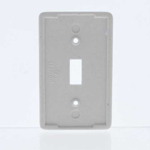 Leviton 89501-GRN Green Vine 1-Gang Toggle Ceramic Standard Wallplate Cover 5pcs - Picture 5 of 7