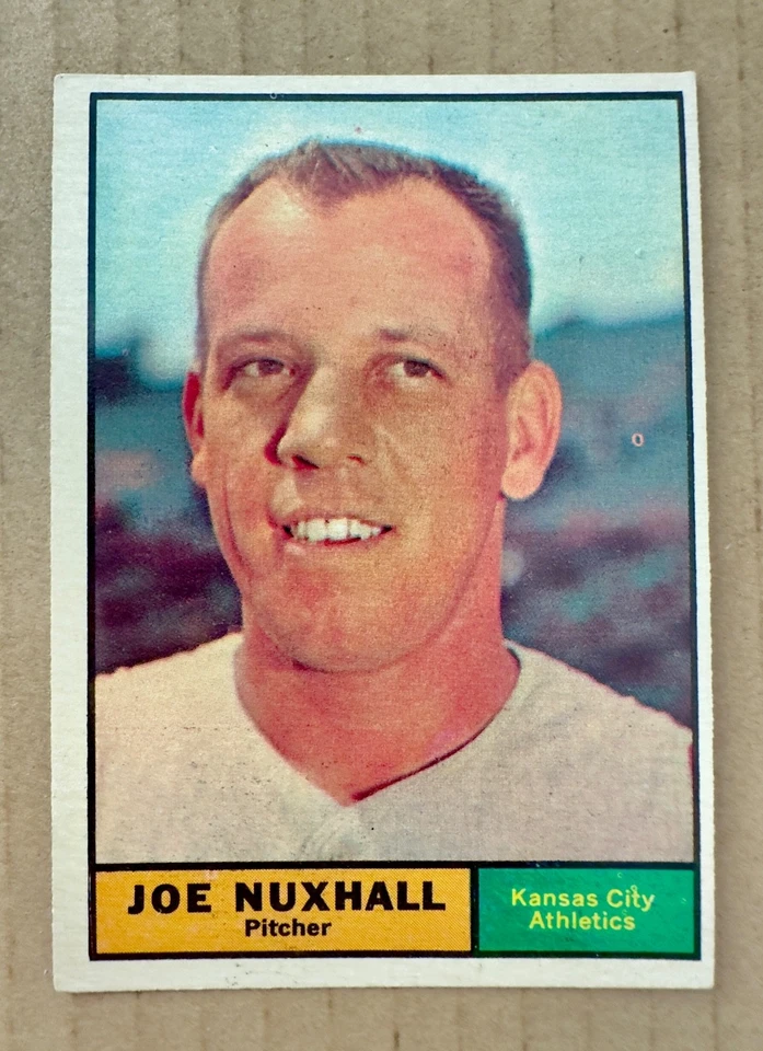 1961 Topps лот из 5: Kline, Drabowski, Nuxall, James, Bright, EX/EX+ - Изображение 4 из 4