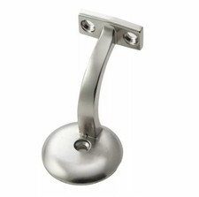 Soporte de riel de mano de proyección de níquel satinado de 3" Hickory Hardware HH57738-SN