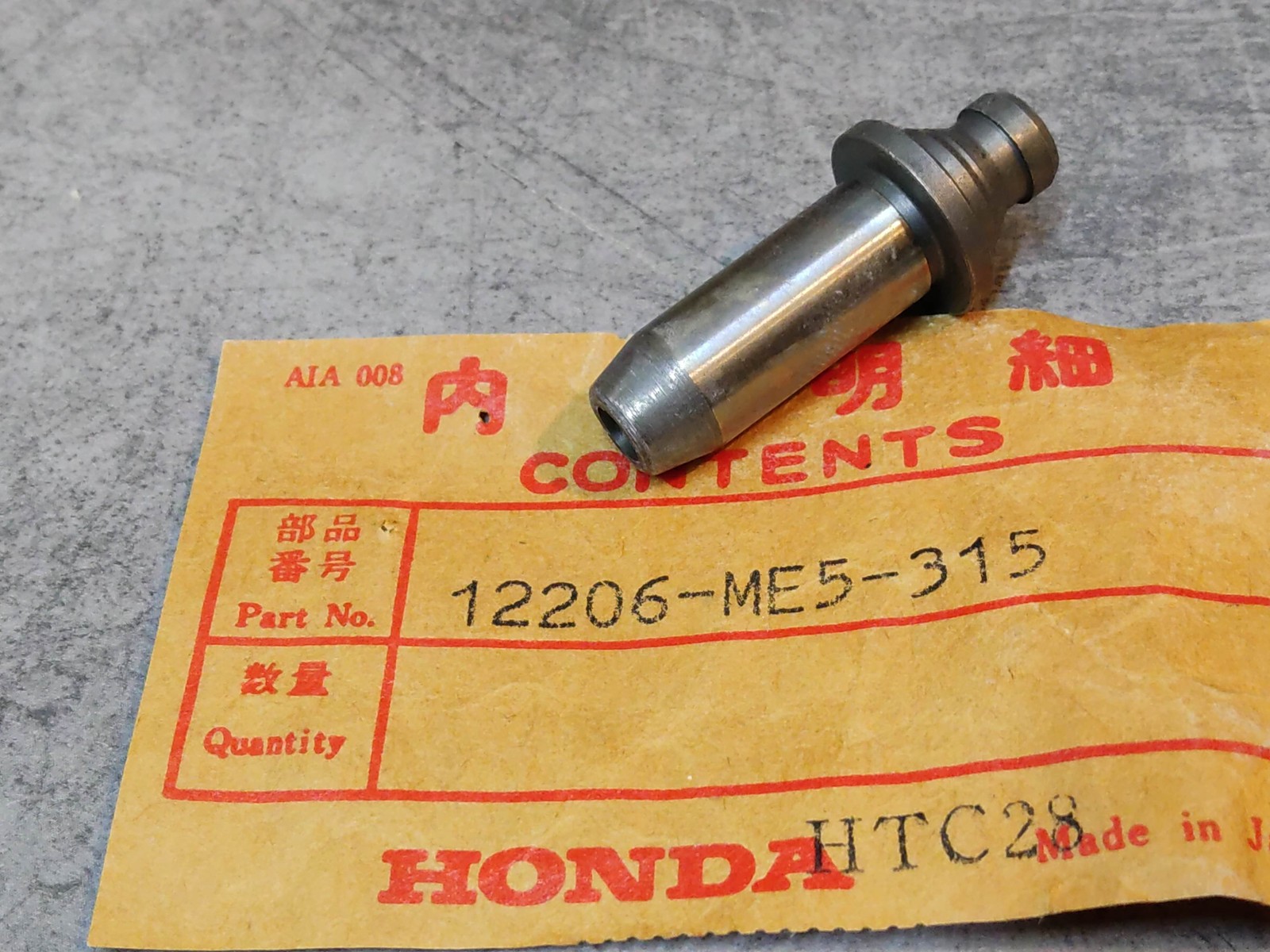 Guide de soupape moteur Honda CB650 SC Nighthawk 1983 1984 1985 bronze 12206-ME5-315