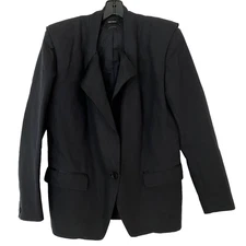 Isabel Marant Black Lined Cotton/Silk Jacket 42