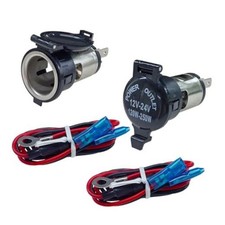 2PCS Cigarette Lighter Socket, DC 12V Car Power Outlet Socket Replacement,