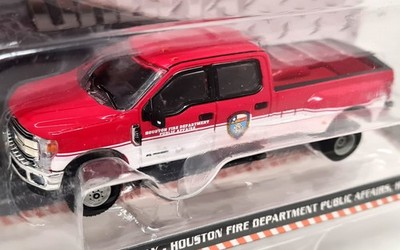 Greenlight 1/64 Ford F-350 Dually Houston Fire Dept 2019 Diecast Modellauto