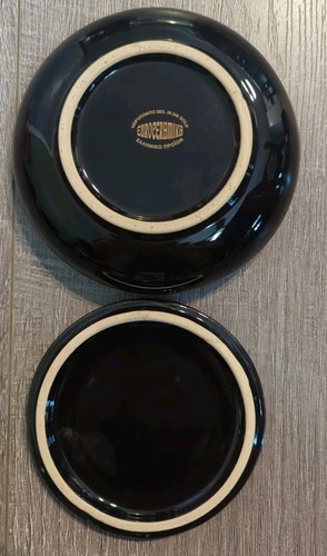 Portagioie tondo Colosseo greco dipinto a mano oro 24 carati con coperchio porcellana/ceramica - Foto 7 di 12