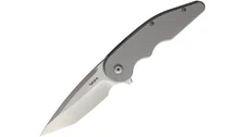 VDK Knives Wasp Gray Folding Knife w / Pocket Clip - VDK012 SW POLISHED BLADE