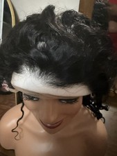 Human Hair Wig 13x6 Deep Wave Lace Front, 30 Inch, 200 Density, Deep Curly