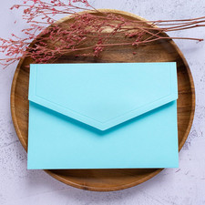 Self Seal 5x7 Envelopes - 50 Pack Light Blue A7 Envelopes for Invitations, Weddi