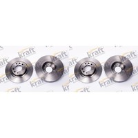 2X Kraft Bremsscheiben 290Mm Voll Hinten Passend FüR CitroËN Jumpy Fiat Scudo Pe