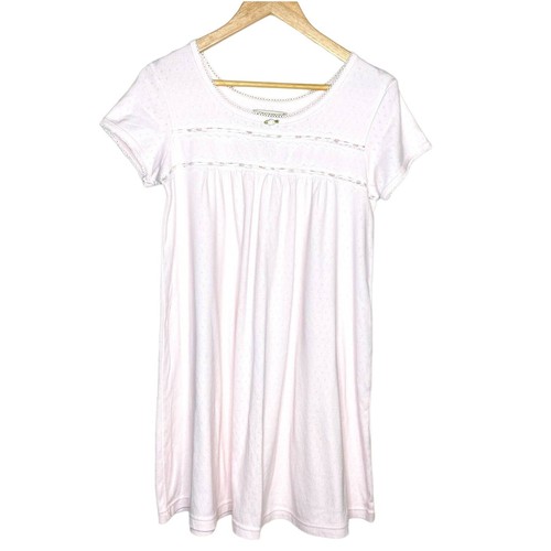 Laura Ashley Kurzarm Nachthemd feminin Spitzenband Nachtwäsche Größe Small - Bild 1 von 5
