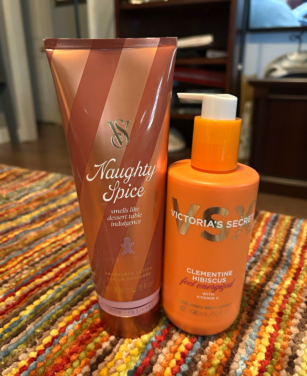 Victoria's Secret VSX Clementine Hibiscus + Naughty Spice Lotion