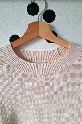 Marie Lund Damen Strickpullover Gr. S Rosa Nude Pastell Pullover