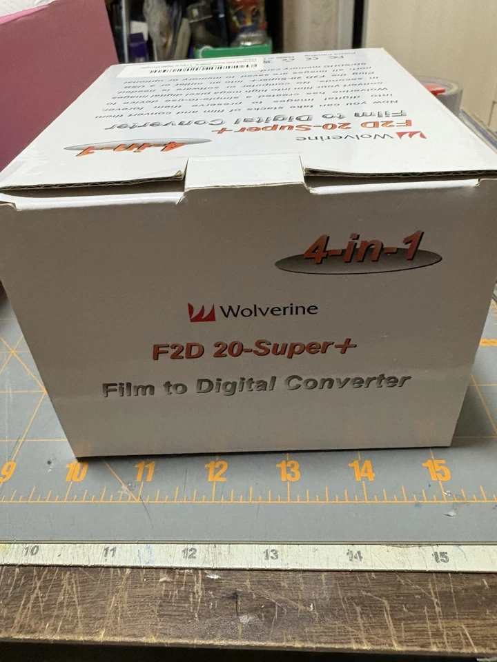 Brand New Wolverine F2D 20-Super Film to Digital Converter 4-in-1 - Image 2 of 4