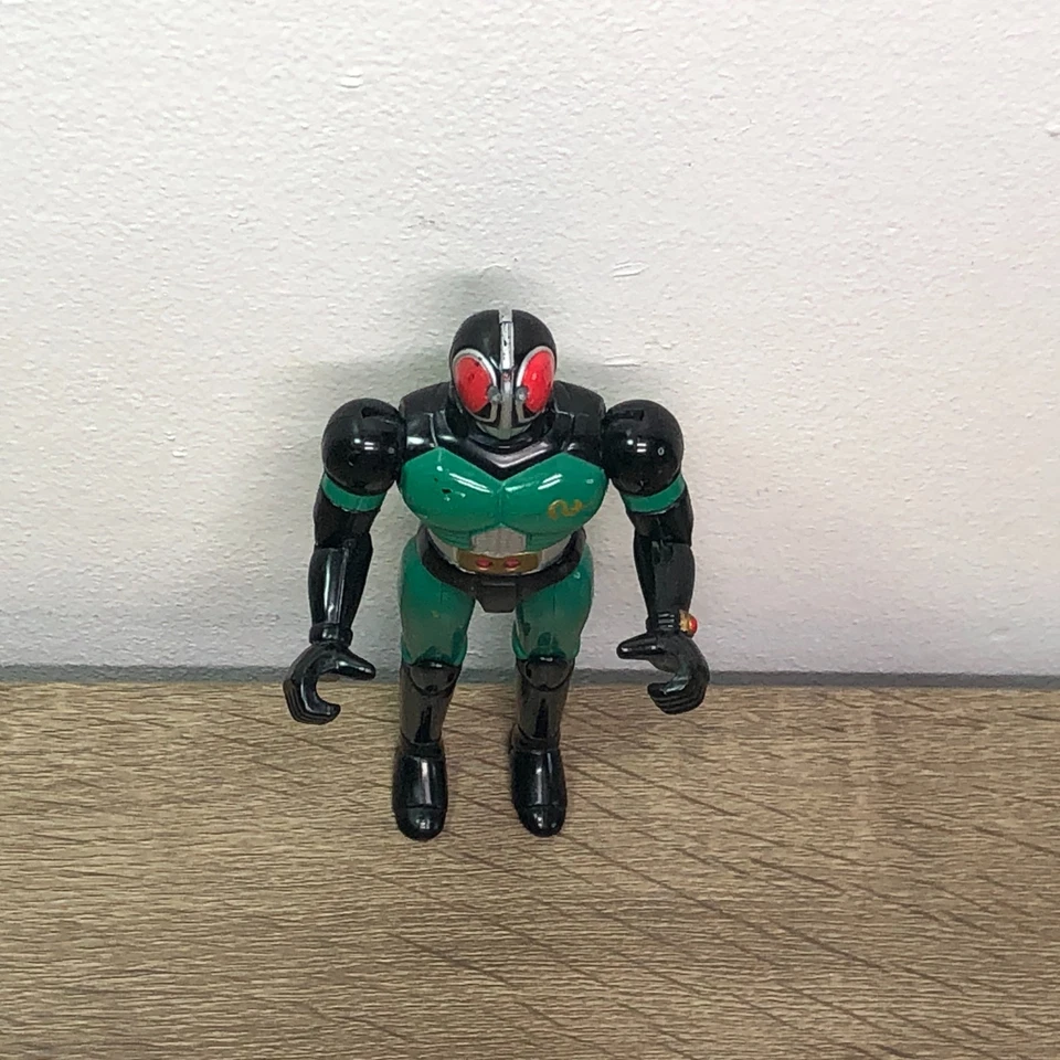 Figura de acción Bandai Kamen Rider Black RX Masked Rider de colección 1995 sin antenas Foto 2 de 4