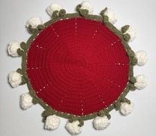 Medium Crochet Rose Bouquet 14 Roses Handmade 