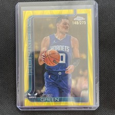 Josh Green 2025-26 Topps Chrome Basketball Yellow Refractor /275 #47