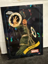 WONG 2025 Topps Chrome Marvel BLACK REFRACTOR #86 #’d /10!
