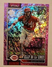 2025 Topps Series 1 Pink Parallel Elly De La Cruz #150 Cincinnati Reds