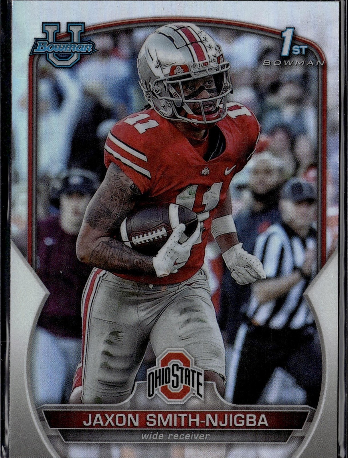 2022 Bowman University Chrome #78 Jaxon Smith-Njigba Refractor