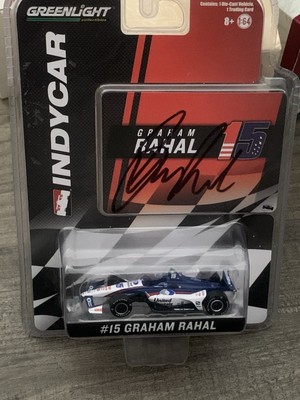 SIGNED 2019 Greenlight Collectibles Indycar Graham Rahal #15 - 1:64 Diecast