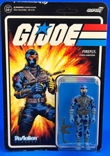 Super7 G.I. Joe Firefly Comic Colors 3.75 in Reaction Figure MOC