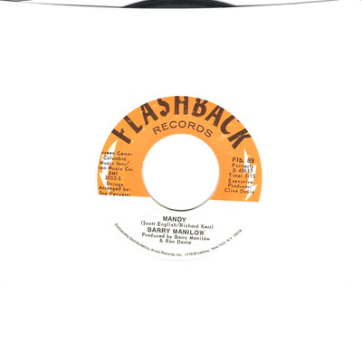 Barry Manilow::   ''Mandy / It's A Miracle''.. 45 RPM 10143