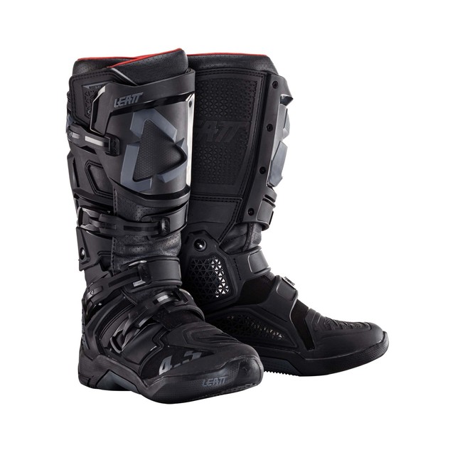 Bottes Moto LEATT Moto 4.5 Noir Gris Fermeture SideLock