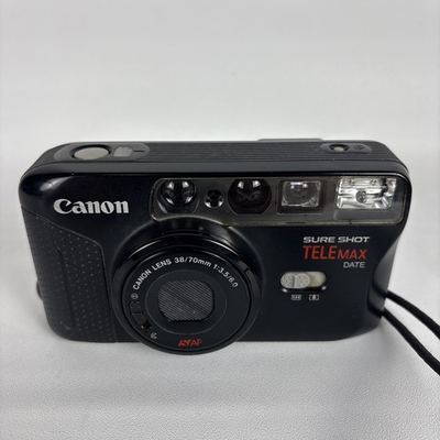#ad #ad Canon Sure Shot TELEMAX Date Point amp; Shoot 35mm Film Camera 38 70mm Lens $99.76