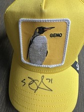 Evgeni Malkin Autographed Yellow Mesh Hat Pittsburgh Penguins Hockey Original