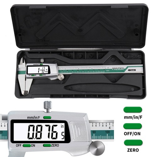 Digitaler Messschieber Messlehre Schieblehre 0-150mm LCD Display Edelstahl - Bild 1 von 12