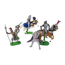 Medieval Knights  Horse Britains 1992 Toys Incomplete K01 Plastic Lot 5